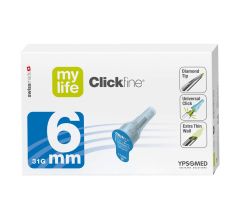 MYLIFE Clickfine Pen-Nadeln 6 mm 31 G