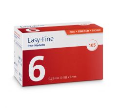 EASY-FINE Pen-Nadeln 6 mm 31 G 0,25 mm x 6 mm