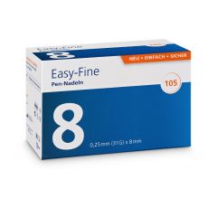 EASY-FINE Pen-Nadeln 8 mm 31 G 0,25 mm x 8mm