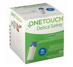ONETOUCH® Delica® Safety Einmalstechhilfe (200ST) 23G / 0,65mm