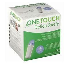 ONETOUCH® Delica® Safety Einmalstechhilfe (200ST) 30G / 0,32mm